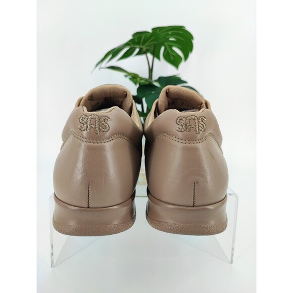 SAS Free Time Leather Diabetic Walking Shoes Brown Lace Up Womens Size 9.5N US - Picture 3 of 10